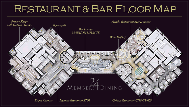 Restaurant & Bar Floor Map
